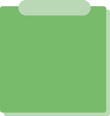 green sheet of paper