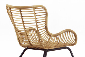 Modern Beautiful Chair with Rattan Holder