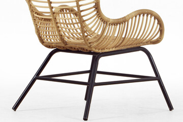 Modern Beautiful Chair with Rattan Holder