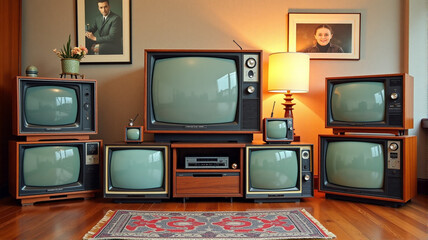 retro tv set