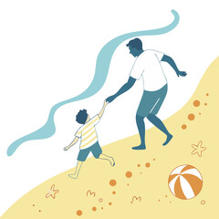 heartwarming vector illustration