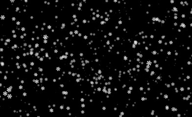Snowflakes background, new year