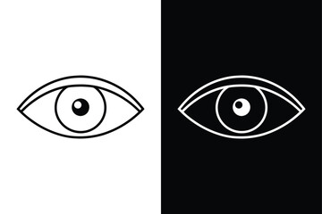 Ophthalmology Icon. Eye Line Icon for Medical and Business Use
