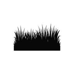 Grass silhouette vector illustration - Grasses Line Clipart Design