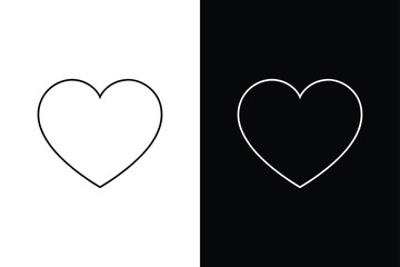 Heart Icon in Linear Design. Medical & Romantic Symbolism Explained