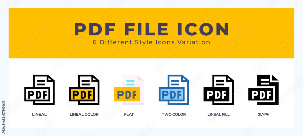 Poster pdf file icon. high quality icon symbol for web design