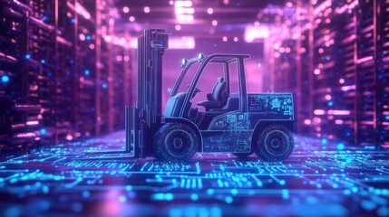 Forklift in Data Center
