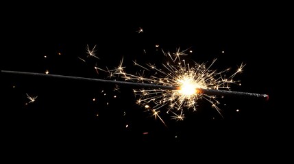 Obraz premium digital technology flash fairy wand fireworks illustration poster background