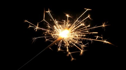 Fototapeta premium digital technology flash fairy wand fireworks illustration poster background