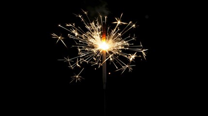 Fototapeta premium digital technology flash fairy wand fireworks illustration poster background