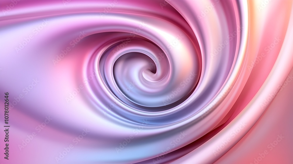 Poster fluid motion arcs in deep burgundy - elegant seamless twists and folds for artistic and abstract des
