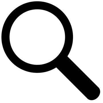 recommend clip art: 虫眼鏡アイコンのイラスト
