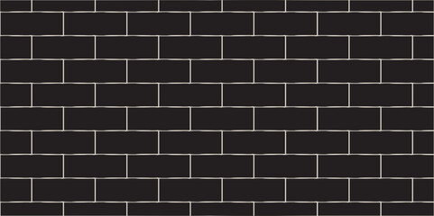Dark black brick wall background. architecture construction stone block brick wallpaper. seamless building cement concrete wall grunge background.