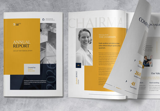 Annual Report Brochure Template