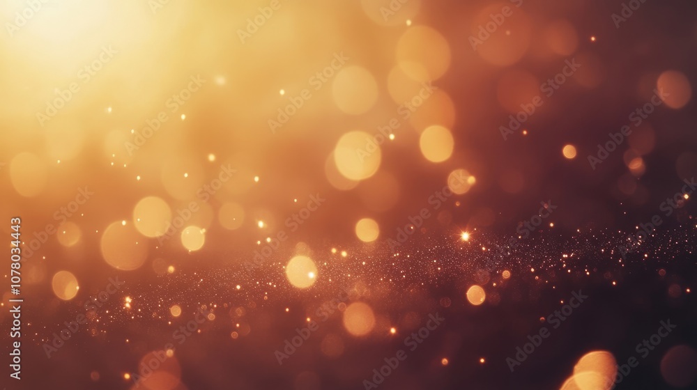 Poster elegant bokeh background with soft glowing light spots for sophisticated design