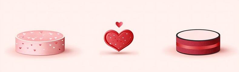 3 vector product designs for valentine's day