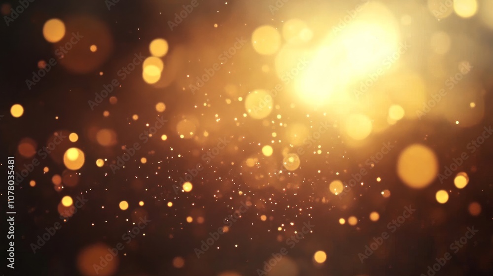 Poster elegant minimalist background with soft light flares and delicate bokeh dots for luxury themes