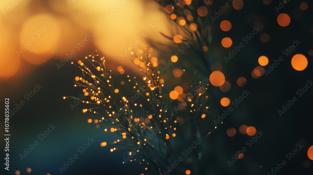 Poster elegant gradient background with soft-focus light spots and refined bokeh effect