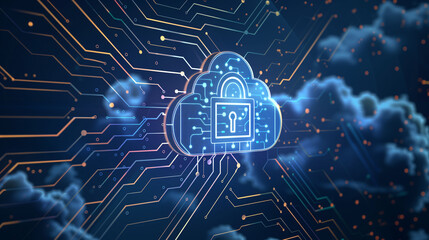 Secure Cloud Technology, Advanced Cybersecurity for Data Storage, Protecting Digital Information in Cloud Networks
