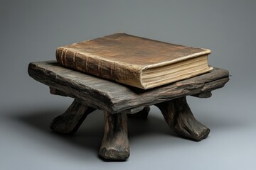 The Solitary Book A Wooden Table s Burden