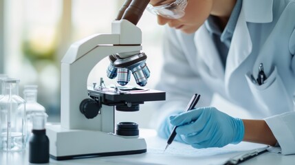 Scientist Working in a Laboratory