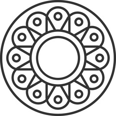 Mandala Floral Frame