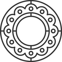 Mandala Floral Frame