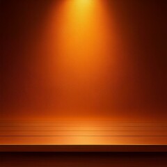 "Inviting Warmth: Orange-Brown Backdrop with Gentle Illumination"
