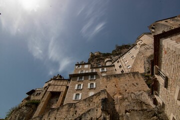 Rocamadour's Cliffside Architecture
