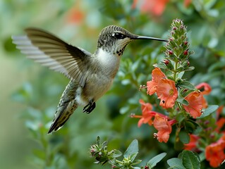 Fototapeta premium Hummingbird in Flight