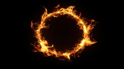 Fiery Circle of Light