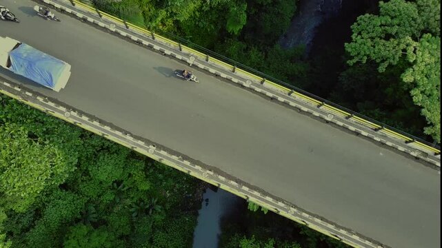 Tanah Uwuk  Bridge in forest, Badung Bali Indonesia
