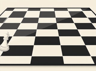 Obraz premium Graphic illustrating a grey and white striped szachpwnica.