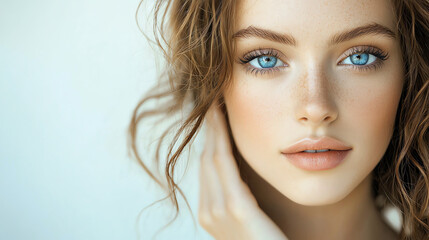 Naklejka premium beautiful woman, AI generated