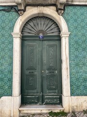 Old door in Faro