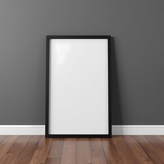 Frame mockup, wall art mockup, Living room wall poster mockup. Modern 3D render luxury interior design