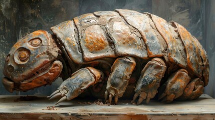 Ancient Creature Fossil Replica: A Detailed Look at an Extinct Arthropod