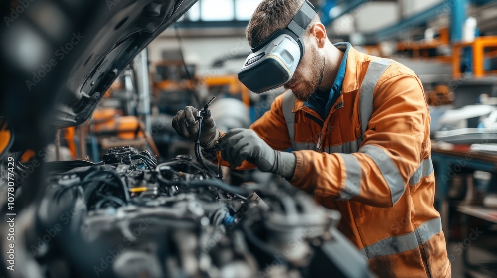 Poster augmented reality technician tools: ar-powered diagnostics and inspection software for efficient eng