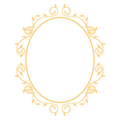 Gold Leaf Aesthetic Frame