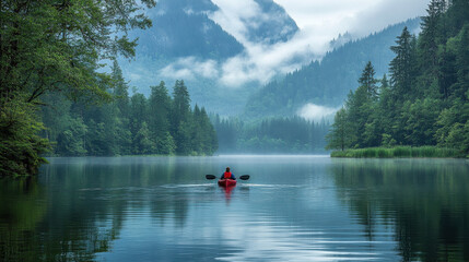 lake in the mountains