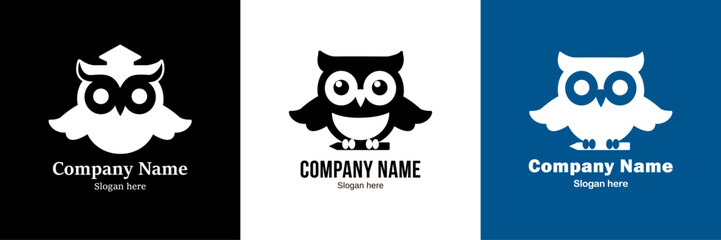 owl logo for law firm, law office, education, educational centers, school, academy, courses, preschool, college, university