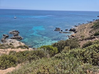 Cap Corse - Coastline - coastal landscape with sea