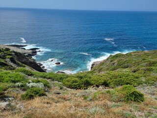 west side of Cap Corse - Coastline - coastal landscape with sea