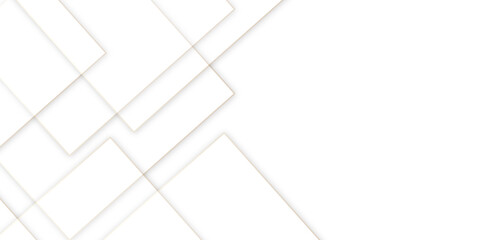 Abstract white and grey geometric overlapping square pattern background with shadow. paper texture design Abstract white background can use for design, background concept, vector illustration.	
