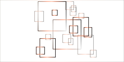 8091Modern minimal and clean white gold background with realistic line wave geometric circle shape, abstract white and gold colors with lines pattern texture computer geometric digital connection desi