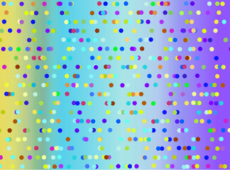 colorful background with confetti