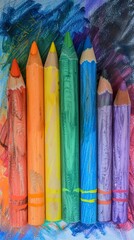 Colorful Pencils: A Vibrant Collection of Artistic Tools