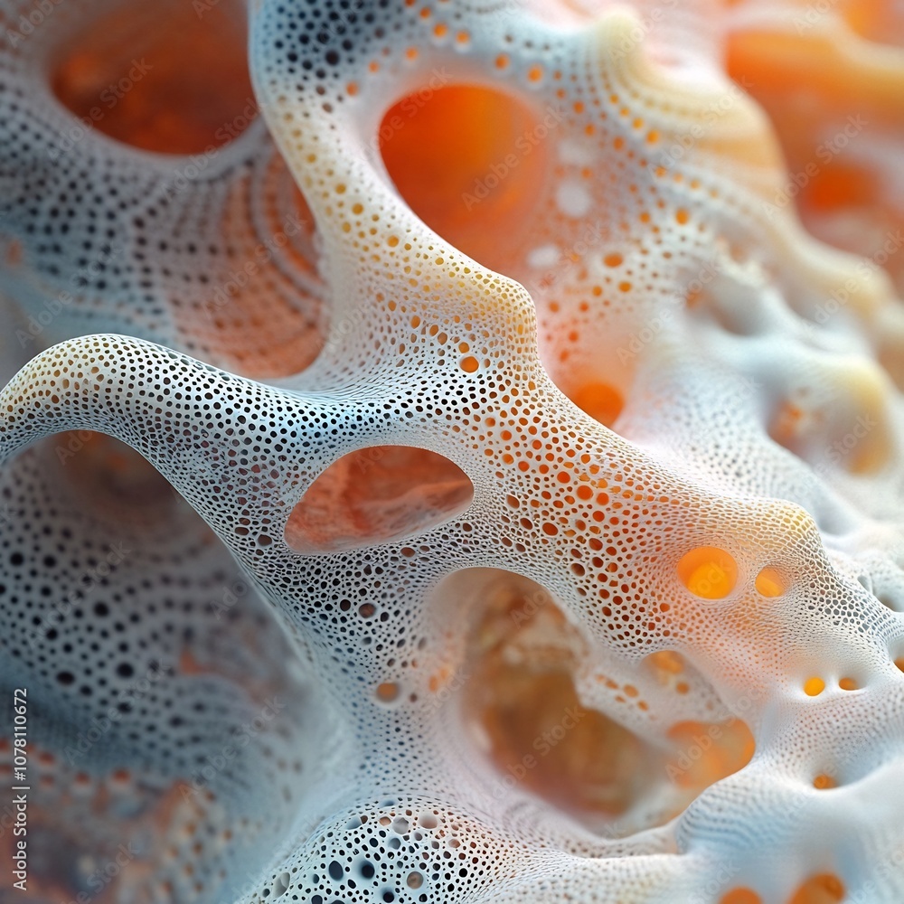 Poster interconnected dots of knowledge abstract 3d rendered composition