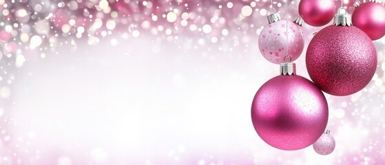 A pink and white background with a bunch of pink