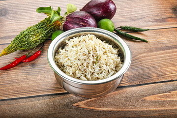 Indian cuisine - jeera rice basmati